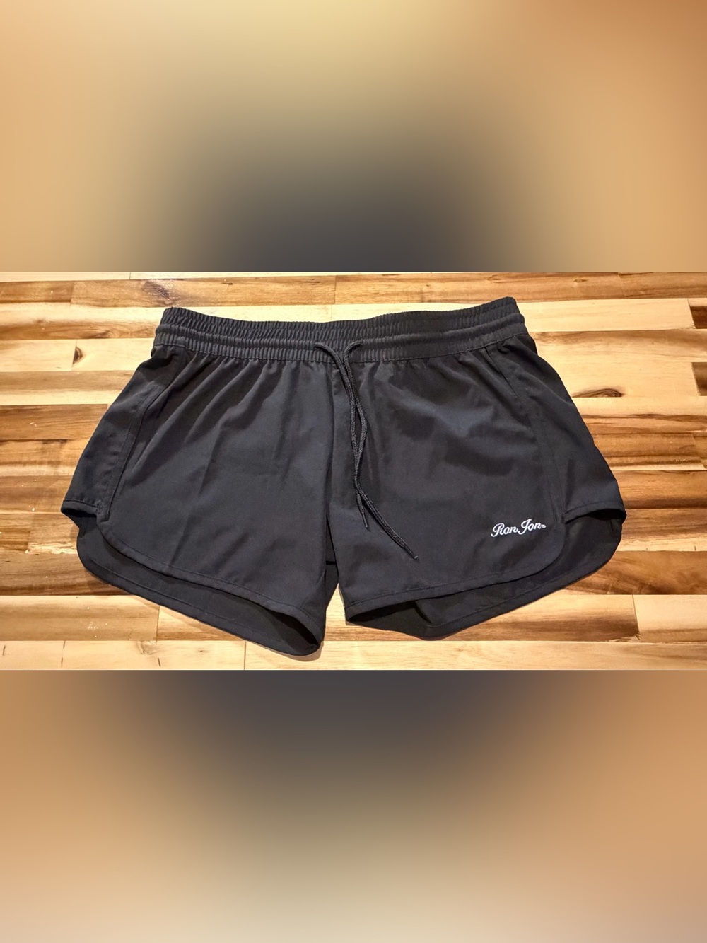 Ron Jon Black Women’s Athletic Running Shorts